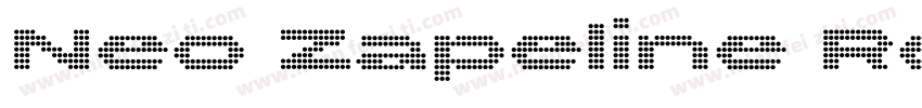 Neo Zapeline Regular字体转换